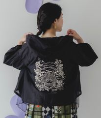 iS ScoLar 552273：ミックスフルーツ柄シアーチュニック 552273：ミックスフルーツ柄シアーチュニック（チュニック）｜iS