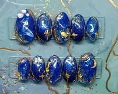 星降る海のサファイアブルー　2025/7/5 デザインフェスタ　むーの手作り雑貨店 〜星降る海の人魚の宝箱展〜