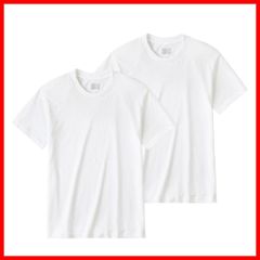 【在庫限定】2枚組 綿100% クルーネック 半袖 天竺 Tシャツ メンズ [ボディワイルド]