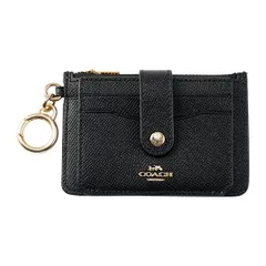 新品 コーチ COACH カードケース ATTACHMENT CARD CASE ブラック 黒 ゴールド