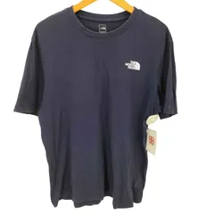 ザノースフェイス THE NORTH FACE COTTON BASIC S/S R/TEE  ロゴ プリント クルーネック S/S Tシャツ メンズ import：XL 