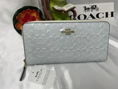 ✢新品•未使用✢　COACH コーチ 長財布 シグネチャー　型押し　ホワイト