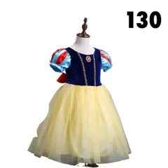 【２点セット】130 白雪姫 ドレス プリンセス キッズ 女の子 ハロウィン