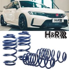 【M's】 ホンダ FL5 シビック タイプR (2022y-) H&R スプリング ダウンサス ダウンスプリング 1台分 パーツ 部品 足回り バネ サス エイチアンドアール ローダウン 新型 現行型 28714-2 (欠品時: 約4週間-6週間)のサムネイル