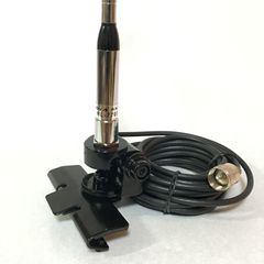 【特価セール】同軸 + ケーブル 基台 用 3点 ハッチバック セット アンテナ+ モービル 黒/銀（黒） 〈福禄寿〉