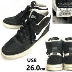 ナイキ/NIKE★DELTA FORCE/ハイカットスニーカー【US8:26.0/黒/black】370424-019/sneakers/Shoes/trainers/boots◆sE-141<sale>