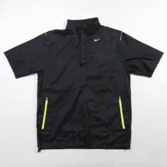 NIKEGOLF ナイキゴルフ ハーフジップ 半袖ウインドブレーカー size L #2338 スポーツ カジュアル