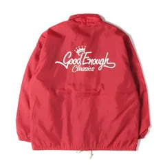GOOD ENOUGH グッドイナフ ジャケット サイズ:L 90s 初期モデル クラシックロゴ コーチジャケット Dunbrookeボディ レッド 赤 アウター ブルゾン アメリカ製 ストリート ブランド アーカイブのサムネイル