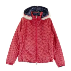 サイズ：LL CALLAWAY キャロウェイ  4WAY リバーシブル 中綿 ジップジャケット ドット柄 レッド系 [240101488805] ゴルフウェア レディース ストスト