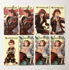 【まとめ売り】 グランブルーファンタジー グラブル パーシヴァル クリアステッカー ストロベリーボックス 8枚セット