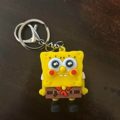 スポンジボブ 3D ラバー キーホルダー キーチェーンLA62 A×