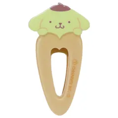 【メール便】ポムポムプリン ヘアアクセ ヘアクリップ サンリオ カミオジャパン 前髪クリップ かわいい キャラクター グッズ 
