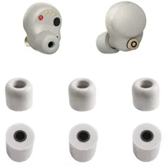 A-Pcas 低反発イヤーピース SONY用 Wf-1000XM4用 ウレタン製ノイズキャンセリングイヤーピース LinkBuds S用 WF-LS900N用 WF-C500用 記憶フォームイヤーチップ Fit in the Case 遮音性 フィット感のサムネイル