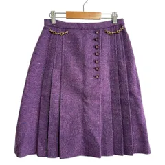 GUCCI グッチ ひざ丈スカート 青x緑x白(総柄) XS 4103625E0147 GUCCI】グッチ『リボンタイ付 ストライプ柄 ウサギ刺繍