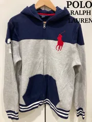 POLO RALPH LAUREN ポロラルフローレン　ジップアップパーカー　スウェット　フーディー　ビックポニー　XL RN 41381 CA 56658