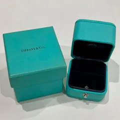 ティファニー（Tiffany＆Co.) 　リングケース　ジュエリーボックス　ケース　ブルーボックス　指輪　空箱　箱のみ　婚約指輪　ギフト　プレゼント　D008