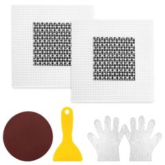 新品 SEISSO リペアプレート 壁穴補修キット 穴埋め 壁修理パッチ 壁補修 石膏ボード アルミ板 壁 穴 補修 壁穴埋め補修 壁の穴埋め （5×5CM）*2