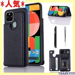 Geshh Pixel 5 5G au GOG01 財布型ケース カード収納 左右開 薄型軽量 耐久性 カバー ブラック 背面ケース スタンド機能 手触りが良い 上質 スキミング防止 手帳型ケース グーグル ピクセル5 5g ソフトバンク 5 5G 黒 628