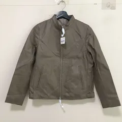 フェイクレザーダブルブレストボンバージャケット | OUTER