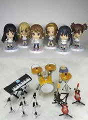 けいおん！　きゅんキャラ　5種+楽器セット　一番くじ　またまた学園祭!ver. けいおん！ きゅんキャラ 5種+楽器セット 一番くじ またまた学園