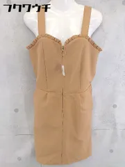 ◇ MAJESTIC LEGON マジェスティックレゴン ノースリーブ 膝丈 ワンピース サイズM キャメル系 レディース 【中古】 【1103110011818】のサムネイル