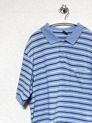 【NIKE】00s S/S ボーダーポロシャツ XL 半袖 ナイキ ヴィンテージ 古着