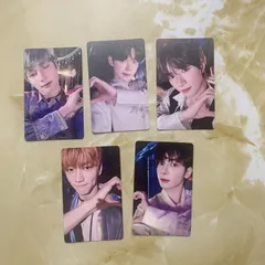 TOMORROW X TOGETHER TXT MOA membership オフィシャルマガジン 2024とACT : PROMISE IN JAPANのアンケートで当選 トレカ 全員で5枚 セット