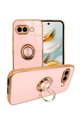新品 9a Pixel スマホケース スマホリング Google グリッティア リング付きケース シズカウィル 1個入り ピーチ