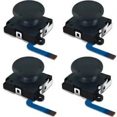 3Dアナログレバー switch用ジョイコン交換対応 スイッチパーツ Joy-con対応 センサーアナログジョイスティックSwitch用NS 右／左 4個セット 修理ツール Switch用 修理 joy-con switch For SensaBliss