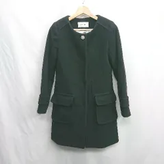 ◇ ⊇ ROYAL PARTY ロイヤルパーティー ウール混 長袖 ロングコート サイズ1 ブラック レディース E  【1410290059869】