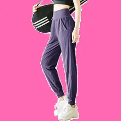 【数量限定】速乾 美脚 ピラティス トレーニングウェア スポーツウェア ヨガウェア ダンスパンツ ゆったり ランニングパンツ ジョガーパンツ 下 レディース ジャージ ヨガパンツ [Rovidorx]