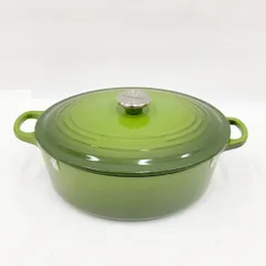 LE CREUSET グリーン 浅鍋 18cm ワサビ レア Amazon｜[ ル・クルーゼ] Le Creuset 両手鍋 シグニチャー