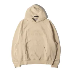 新品 FEAR OF GOD フィアオブゴッド パーカー サイズ:M / 23SS FOG ESSENTIALS シリコンプリント スウェット パーカー (Hoodie) / サンド / トップス フーディー プルオーバー エッセンシャルズ【メンズ】