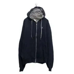 Champion プリント スウェット パーカー チャンピオン M ネイビー フルジップ 裏起毛 チャンピオン 古着卸 アメリカ仕入 a605-5839