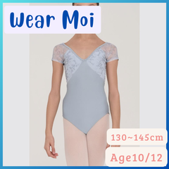 バレエレオタード【MIOSOTIS・サイズ：Age10/12・ライトグレー】　Wear Moi / ウェアモア