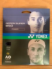 YONEX テニスストリングエアロンスーパー850ブラック