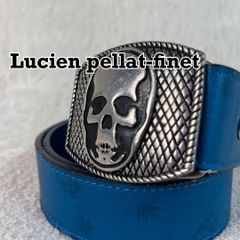 Lucien pellat-finet レザー ベルト　スカル 　ターコイズ Lucien pellat-finet レザー ベルト スカル ターコイズ - メルカリ