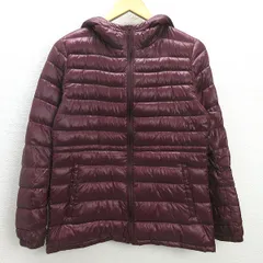 U■ユニクロ/UNIQLO ウルトラライトダウンジャケット【M】赤系/LADIES/m16【中古】■