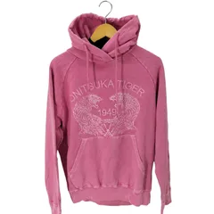 オニツカタイガー ONITSUKA TIGER SWEAT HOODIE 刺繍プルオーバーパーカー レディース JPN：S のサムネイル