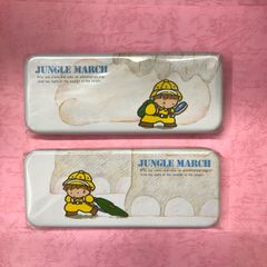 当時物 缶ペンケース