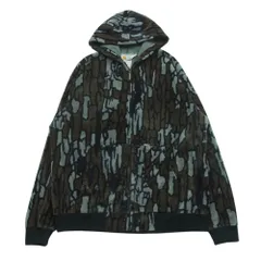 希少【80s Carhartt】ベロア ジップパーカー ブラック フルジップ 80's カーハート ベロア フルジップパーカ ブラック 表記(L
