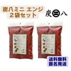 炭八ミニ　エンジ　２セット（各２本入）　出雲カーボン　新品　正規品　除湿剤