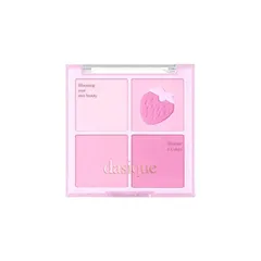 Dasique ブレンディングムードチーク #06 ベリースムージー | 4色ブレンドシェード ライトウェイトスムースパウダー | ヴィーガン | ピンクブラッシュ 0