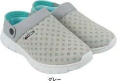 レディース サンダル サボサンダル バブーシュ クロッグサンダル 軽量 軽い スポーツ 春 夏 母の日 FCクロウ FC CROW taflh5476 グレー M（23.5～24.0cm）
