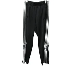 アディダスオリジナルス adidas originals サイドライン トラックパンツ スナップボタン ロゴ ブラック 黒 Lサイズ IBO46 0121のサムネイル