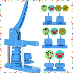 【人気商品】軽量 小型 缶バッヂ製造機 DIYのおもちゃ バッジ素材400個付き DIYバッジマシン 缶バッジメーカー 手芸 缶バッジ 3サイズ 手づくり 58mmベース 32mm 25mm お祝いプレゼント 缶バッジマシーン 【400個バッジ素材付き】