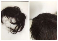 WG220-1 　展示品　ソフィアンプレミアム人毛100　部分ウイッグ　ヘアピース