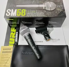 ✴︎まり✴︎【未使用美品】SHURE SM58 ダイナミックマイク SHURESM58-BLK 《ダイナミックマイク》【オンラインストア限定