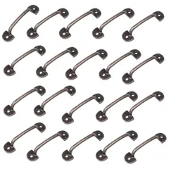 新品 DIY 家具 幅16mm 長さ60mm イエローブロンズ ハンドル 修理 つまみ 取っ手 アンティーク 【20個セット】 Elizabeth