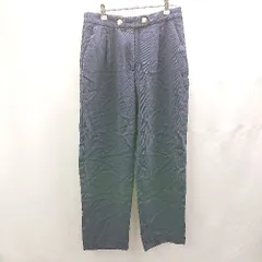 ◇ ⊂ ZARA ザラ ワイドパンツ サイズM ネイビー レディース E  【1503060028599】
